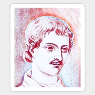 Giordano Bruno Portrait | Giordano Bruno Artwork Sticker